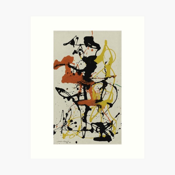 NUMMER 26 Jackson Pollock Kunstdruck