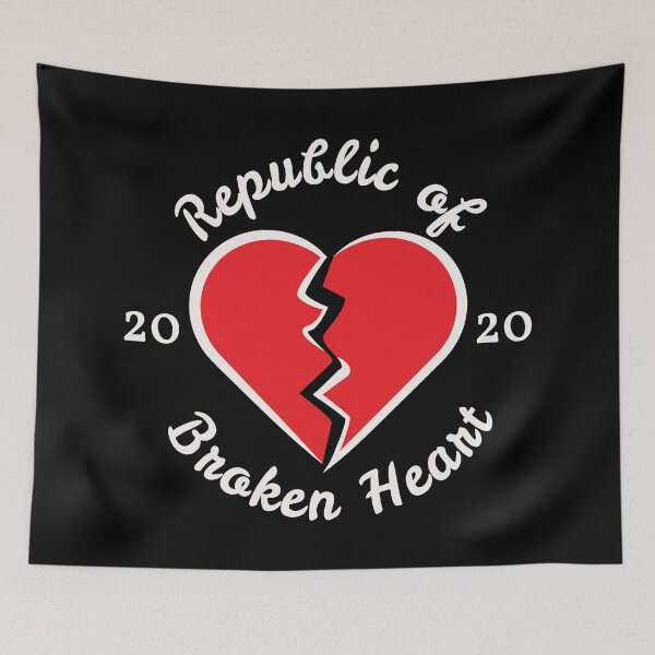 Item preview, Republic of Broken Heart 2020 in White Font designed and sold by LotusBlue77.
