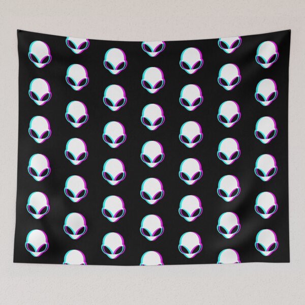 Item preview, Neon Alien Head designed and sold by NewWorldIsHere.