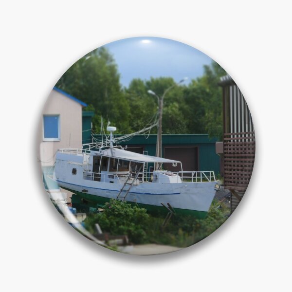 Item preview, fishing boat on the shore tilt film designed and sold by mrivserg.