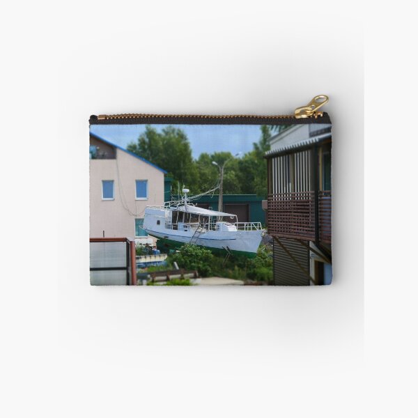 Item preview, fishing boat on the shore tilt film designed and sold by mrivserg.