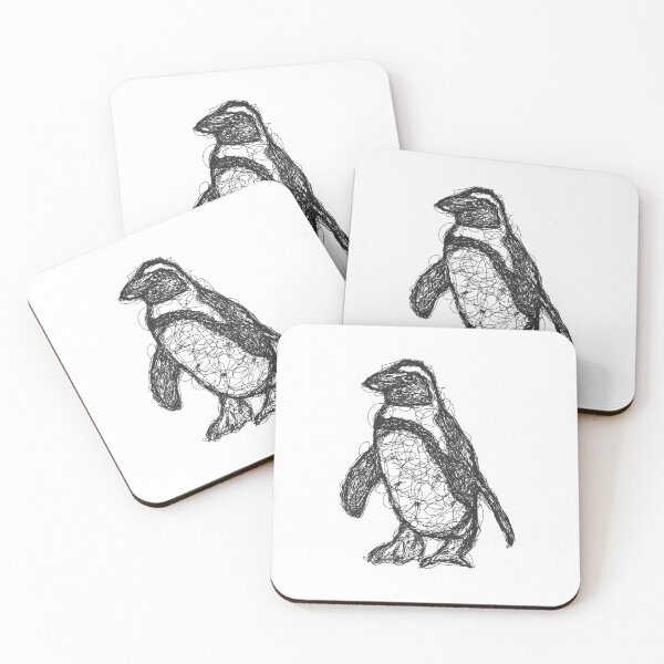 Item preview, African Penguin Scribble Art designed and sold by MijkeMuller.