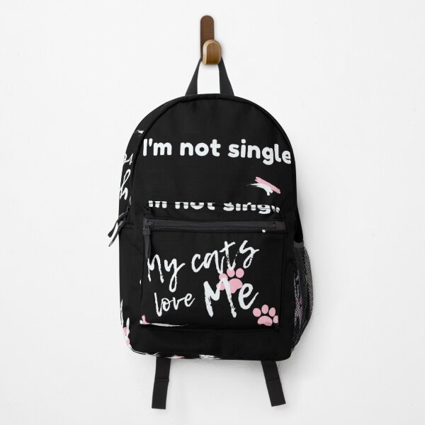 Item preview, I am not single - My cat loves me - DARK designed and sold by gloriaC CREATE.