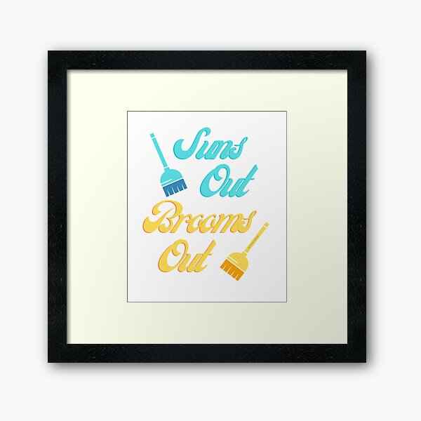 Item preview, Suns Out Brooms Out, Fun Housekeeping Humor designed and sold by SavvyCleaner.