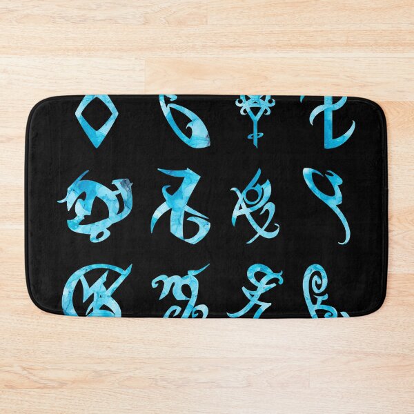 Item preview, Hydro Flask stickers pack set - Shadowhunters rune (blue ink sea) | Parabatai | Angelic power rune | Alec, Magnus designed and sold by Vane22april.