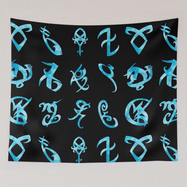 Item preview, Hydro Flask stickers pack set - Shadowhunters rune (blue ink sea) | Parabatai | Angelic power rune | Alec, Magnus designed and sold by Vane22april.