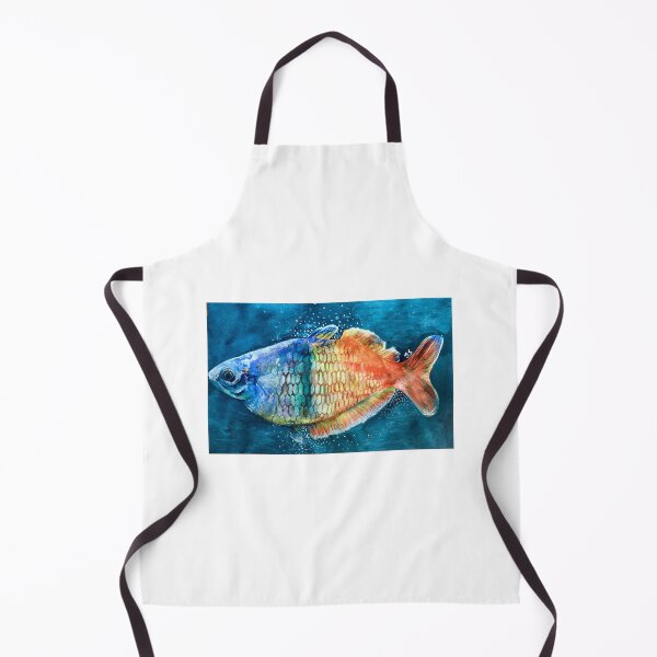 Item preview, Rainbow fish watercolor painting designed and sold by JSpaitings.