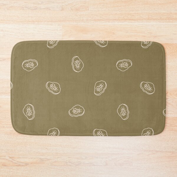 Item preview, Seamless background carnivore dinosaur foot print gender neutral baby pattern. designed and sold by Limolida.