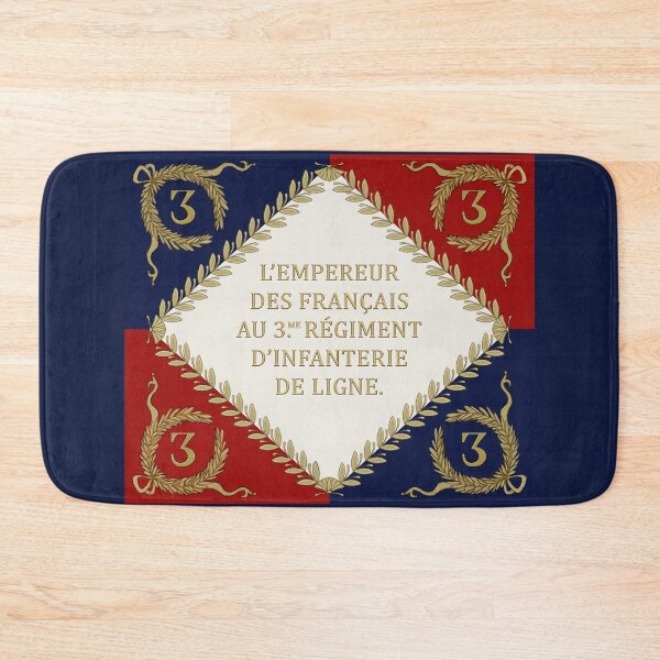 Item preview, Bandera del regimiento francés napoleónico '3me' 1804 designed and sold by SimonBauwelinck.