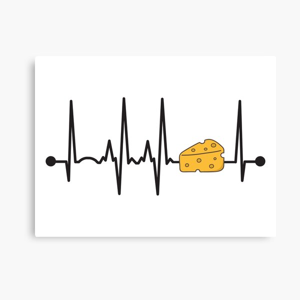 Item preview, Cheese Heartbeat designed and sold by teesaurus.