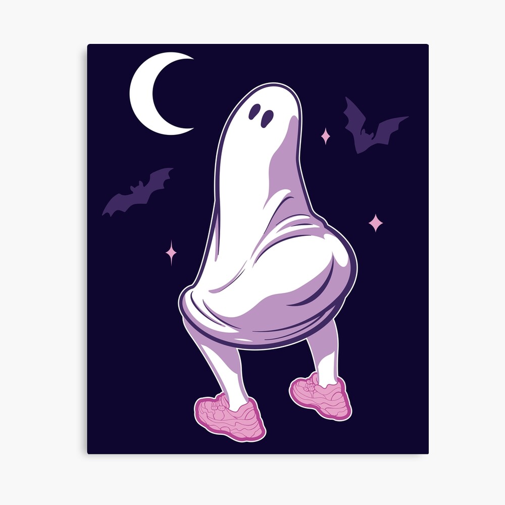 Spooky Booty Twerking Halloween Bedsheet Ghost