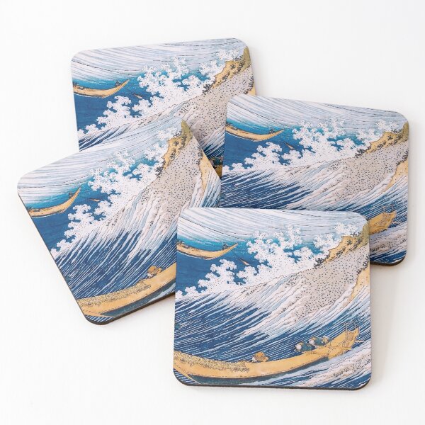 Item preview, Boat in Waves Japanese Vintage Wave Art designed and sold by VintageArchive.