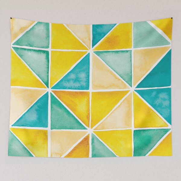 Item preview, Triangle Tiles | Mint & Lemon designed and sold by RebeccaFlaherty.
