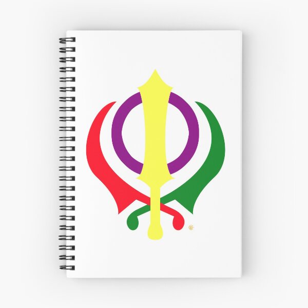 Item preview, LGBTQ Khanda Punjabi Indian Sikh T-Shirt designed and sold by Phulkari Co.