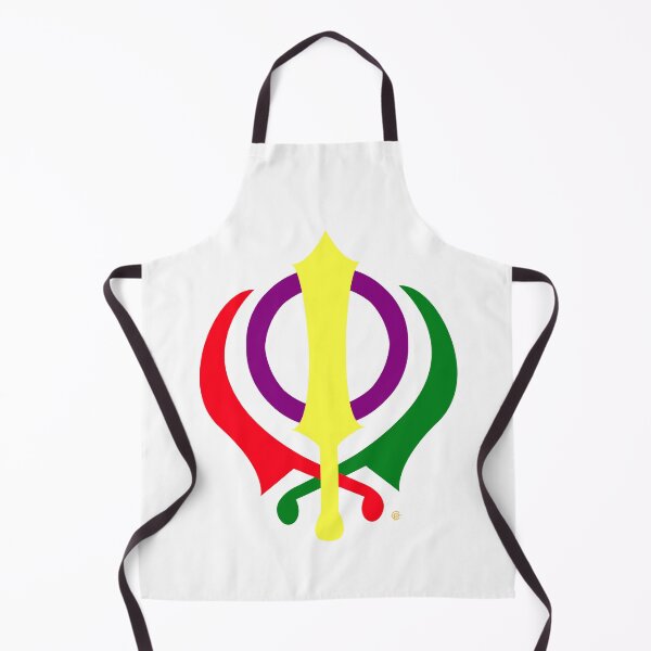 Item preview, LGBTQ Khanda Punjabi Indian Sikh T-Shirt designed and sold by Phulkari Co.