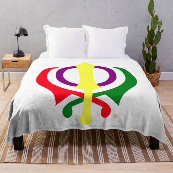 Item preview, LGBTQ Khanda Punjabi Indian Sikh T-Shirt designed and sold by Phulkari Co.