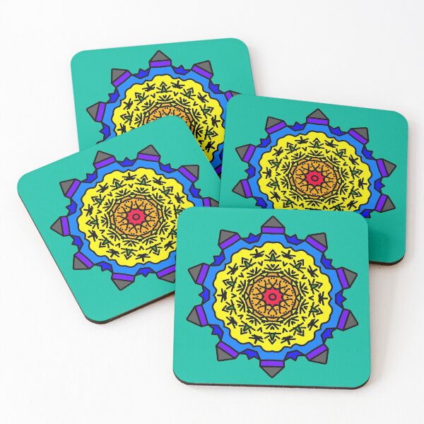 Item preview, Rainbow Color Mandala Pattern Design designed and sold by Now-Thats-Crazy.