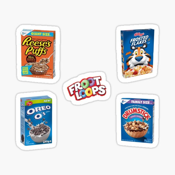 “Cereals Lover Sticker Pack” Sticker for Sale by CerealsSquad | Redbubble