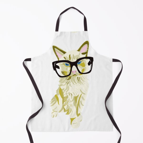 Item preview, Ribbons Hipster Ragdoll Cat designed and sold by SilverSquirrels.