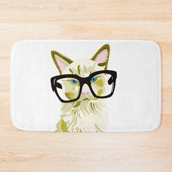 Item preview, Ribbons Hipster Ragdoll Cat designed and sold by SilverSquirrels.