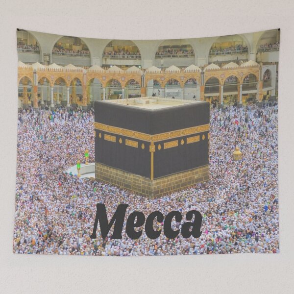 Artikelvorschau, Mekka Saudi-Arabien Die heiligste Stadt des Islam, die Kaaba entworfen und verkauft von mwagie.