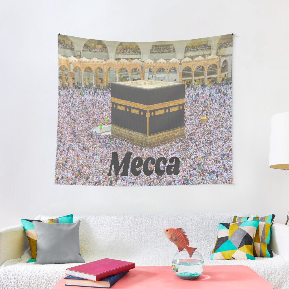 Mekka Saudi Arabien Die Heiligste Stadt Des Islam Die Kaaba Wandbehang Von Mwagie Redbubble