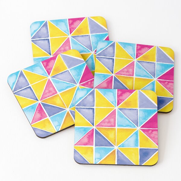 Item preview, Triangle Tiles | Bright Mix designed and sold by RebeccaFlaherty.