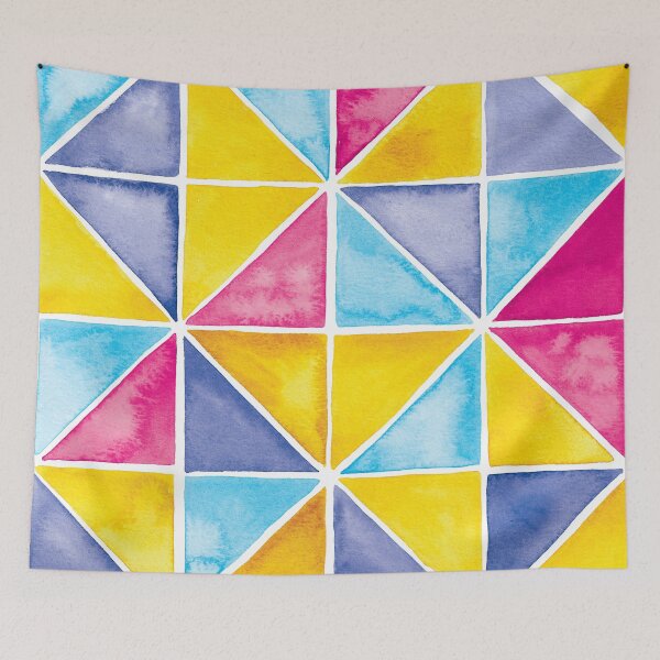 Item preview, Triangle Tiles | Bright Mix designed and sold by RebeccaFlaherty.