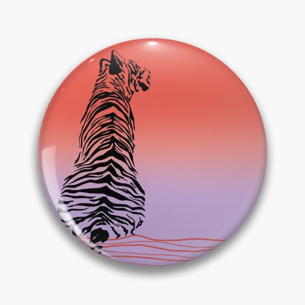 Item preview, tiger in sun set designed and sold by Jaz-ai.
