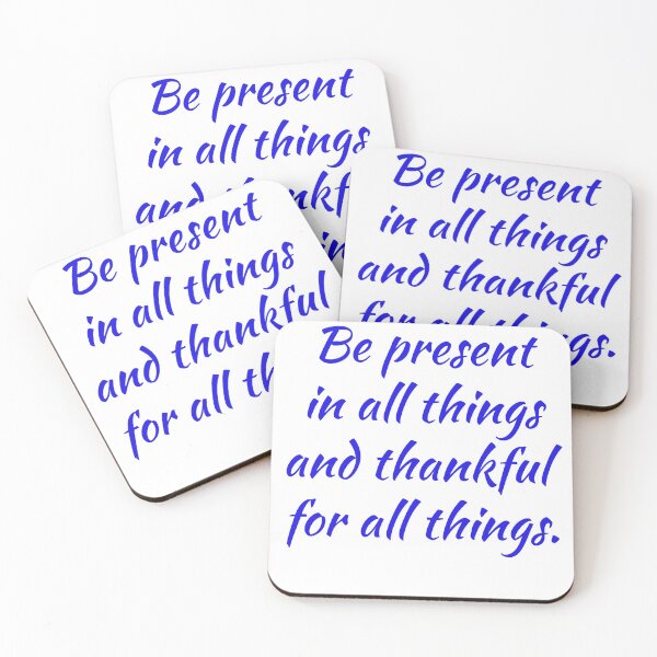 Item preview, Be present & thankful designed and sold by Brahim1989.