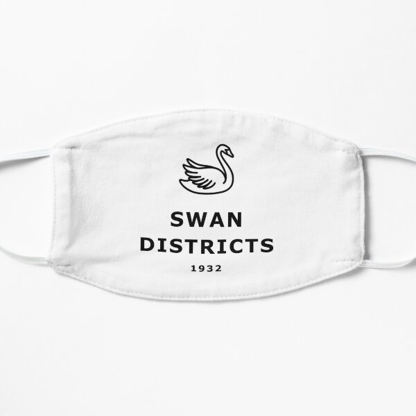Swan Districts Swans football club Flat Mask