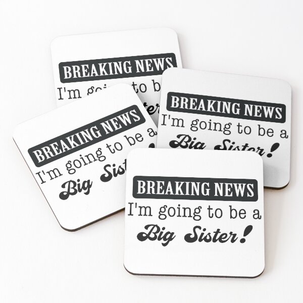 Item preview, Breaking News - I'm Going to Be a Big Sister designed and sold by LovenLaughter.
