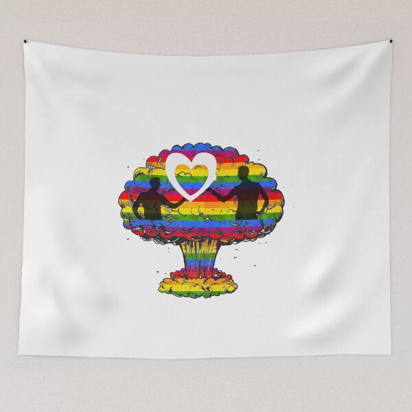 Item preview,  gay pride flag explosion designed and sold by loulousworld.