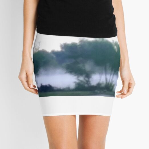 Misty on the water Mini Skirt