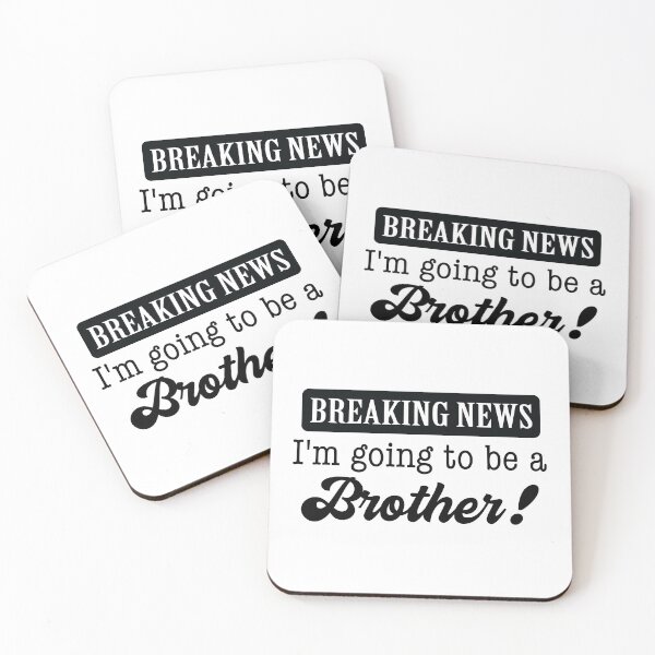 Item preview, Breaking News - I'm Going to be a Brother! designed and sold by LovenLaughter.