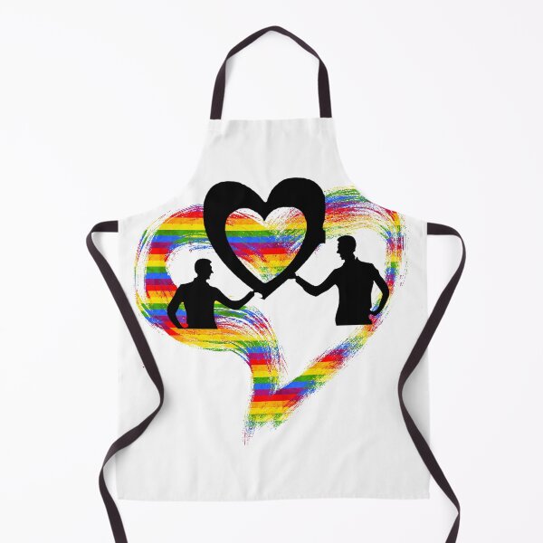 Item preview, gay pride flag heart BE PROUD designed and sold by loulousworld.