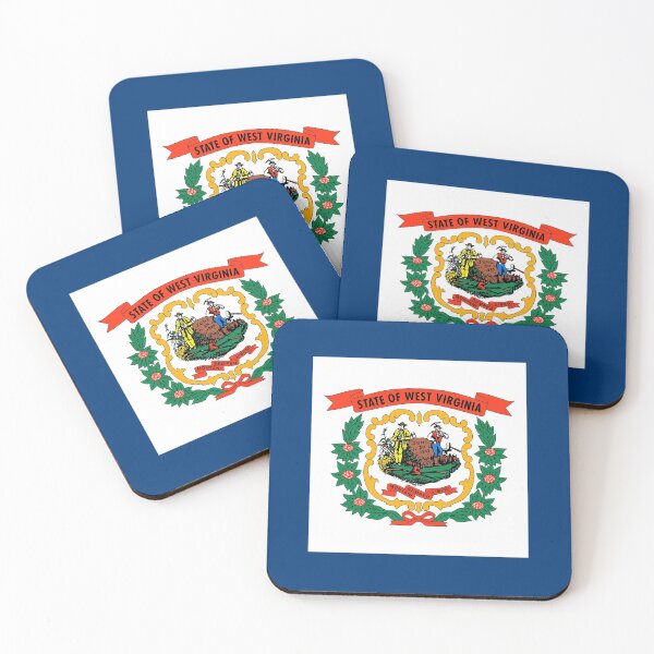 Item preview, West Virginia Flag Stickers, Masks, Gifts & Products designed and sold by mpodger.