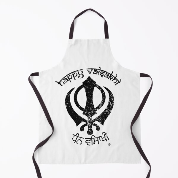Item preview, Happy Vaisakhi Khanda Punjabi Indian Sikh designed and sold by Phulkari Co.
