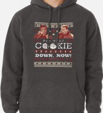 Put That Cookie Down, Now! Ugly Sweater Design Pullover Hoodie