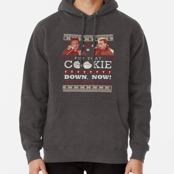 Put That Cookie Down, Now! Ugly Sweater Design Pullover Hoodie