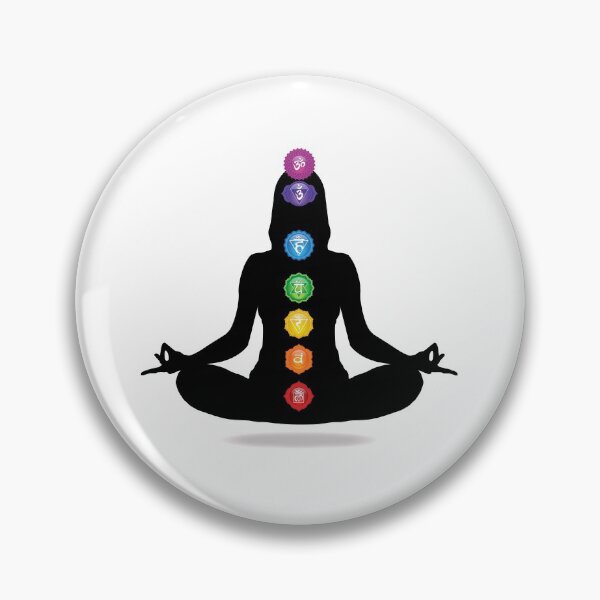 Item preview, Woman 7 Chakra Symbols - WhiteBG 66 designed and sold by serenaking.
