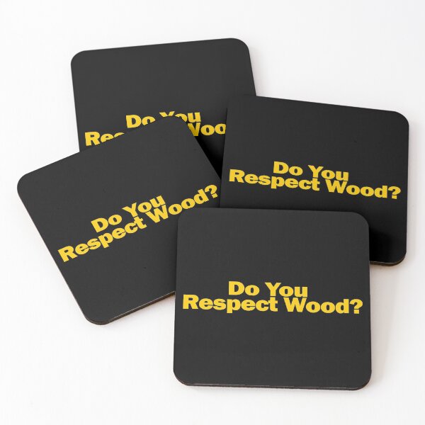 Respectez-vous le bois Dessous de verre (lot de 4)