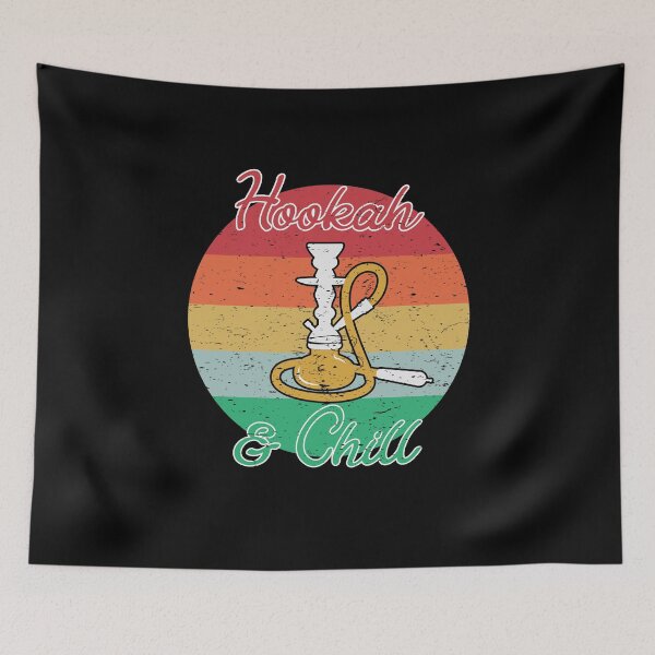 Item preview, Retro Hookah and Chill Shisha Pipe Graphic designed and sold by Dan66.