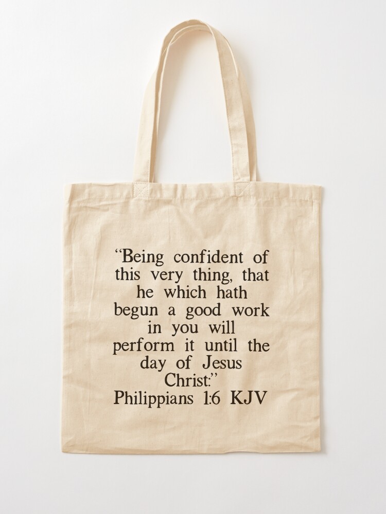 He Who Began A Good Work {Tote Bag} He Who Began A Good Work {Tote Bag}