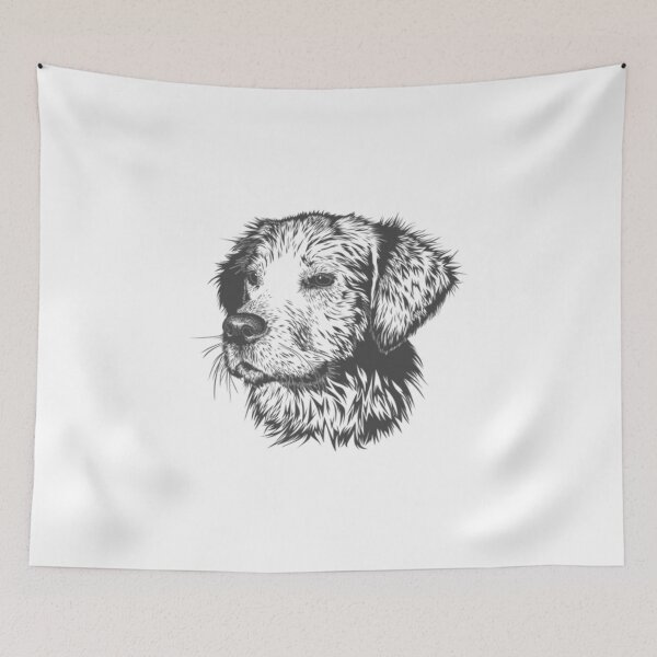 Item preview, Black and White Cute Labrador Retriever designed and sold by Seopdesigns.