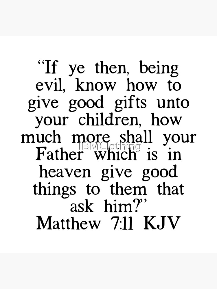 7-11 Matthew 7 - ASK {Tote Bag} 7-11 Matthew 7 - ASK {Tote Bag}