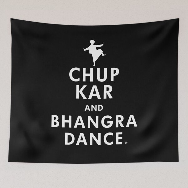 Item preview, Chup Kar and Dance Bhangra Funny Indian Punjabi  designed and sold by Phulkari Co.