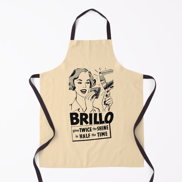 Item preview, BRILLO SCOURING PAD - ADVERT designed and sold by ThrowbackAds.