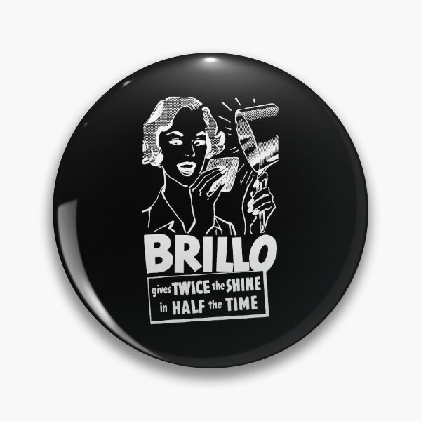 Item preview, BRILLO SCOURING PAD - ADVERT designed and sold by ThrowbackAds.