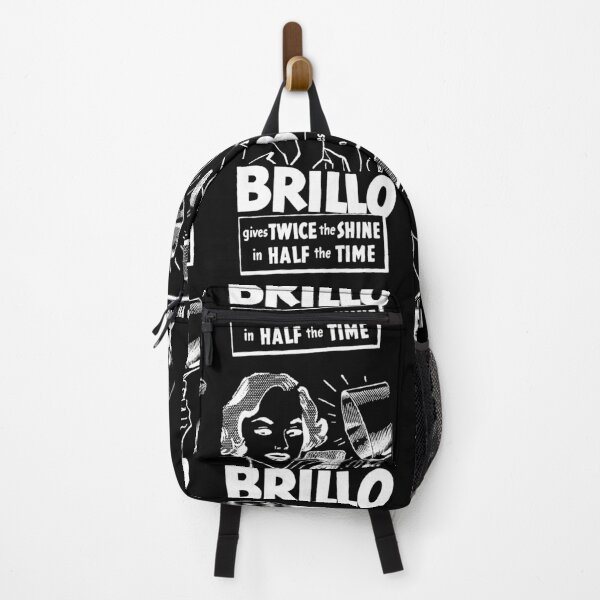 Item preview, BRILLO SCOURING PAD - ADVERT designed and sold by ThrowbackAds.